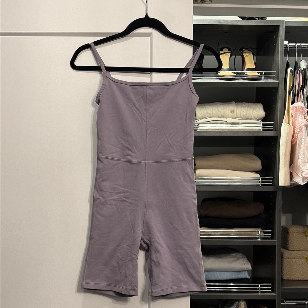 Aritzia Lavender Sleeveless Romper Jumpsuit